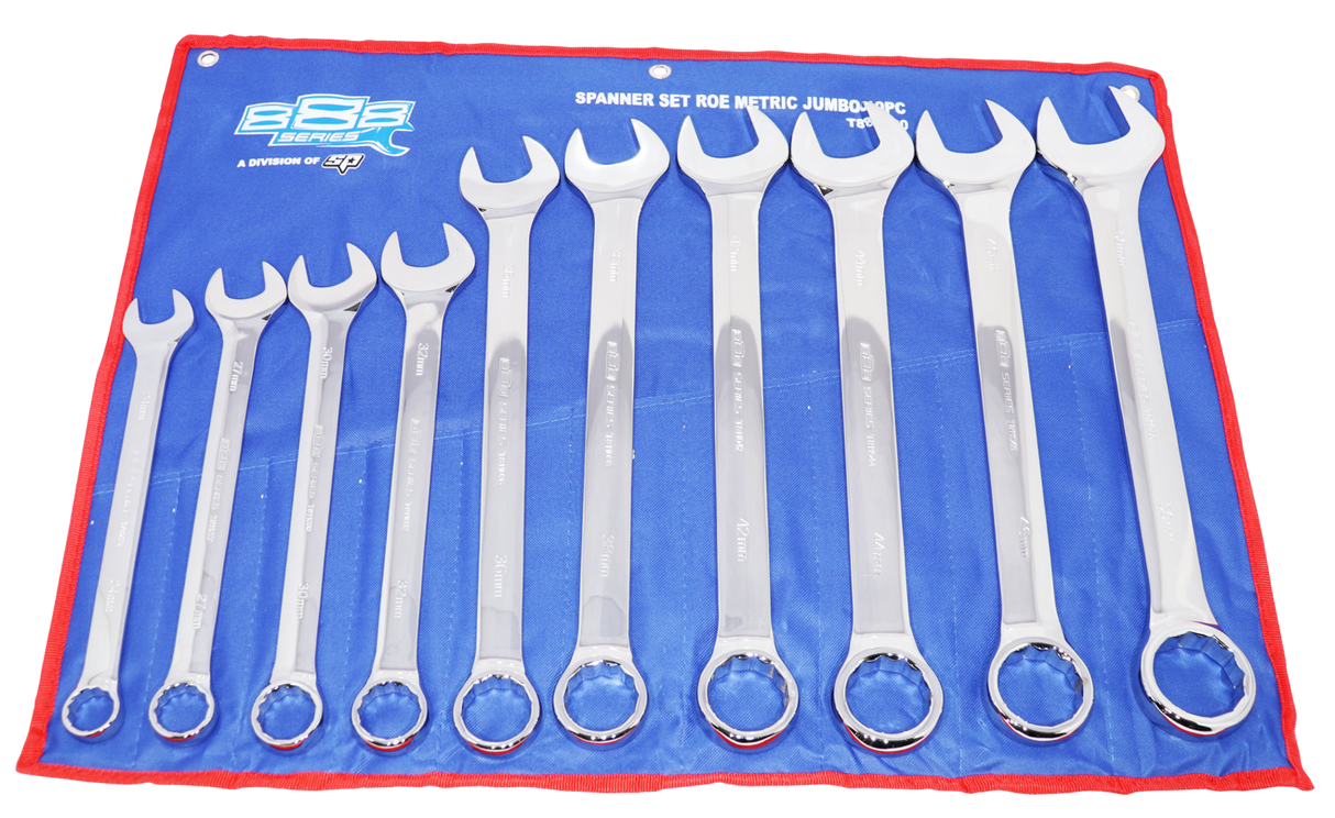 SP Tools Combination Spanner Set ROE Metric Jumbo 10 Piece T810020