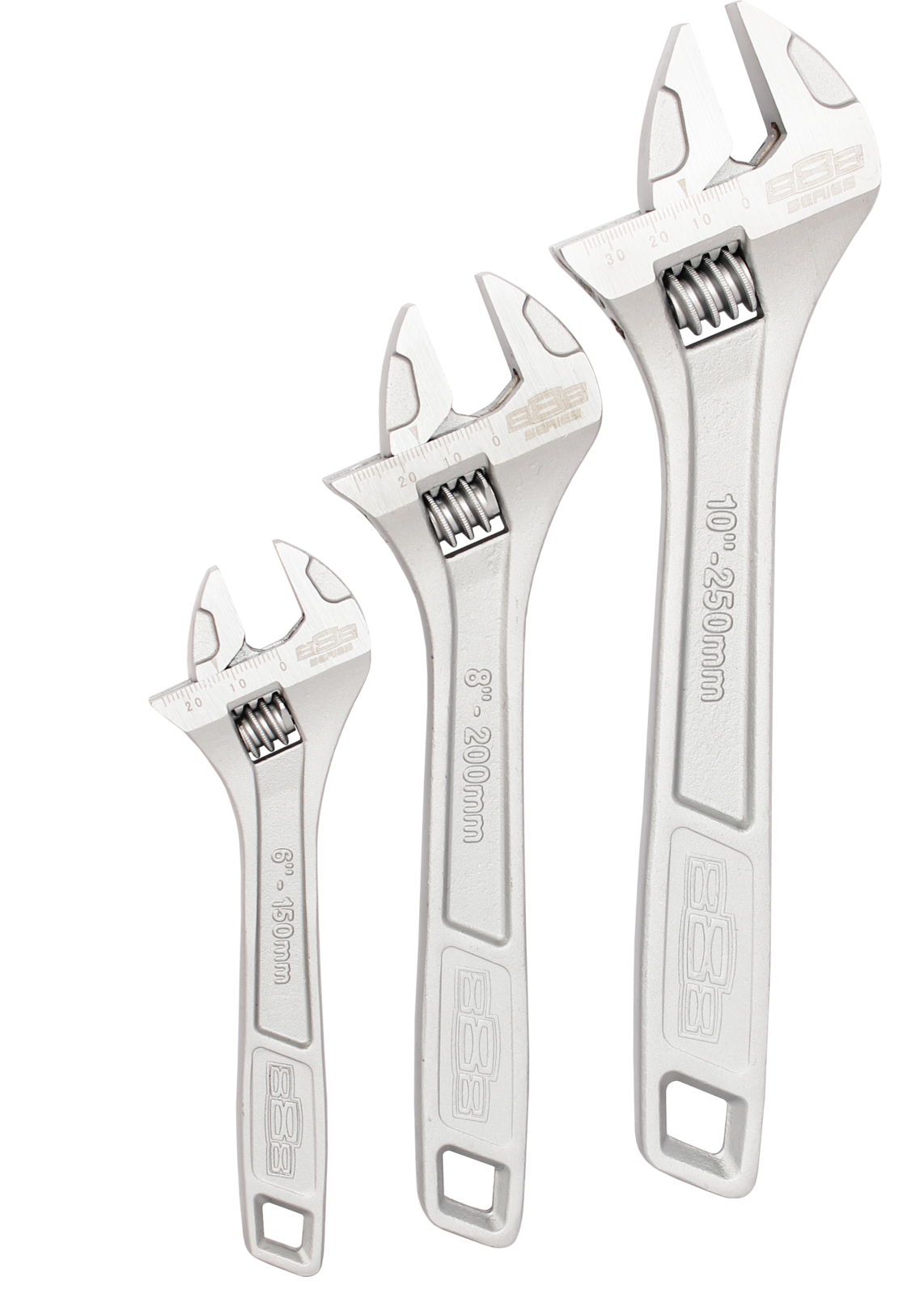 SP Tools Adjustable Wrench Set 150Mm 200Mm 250Mm T818000