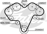 Timing Belt Gates T998
