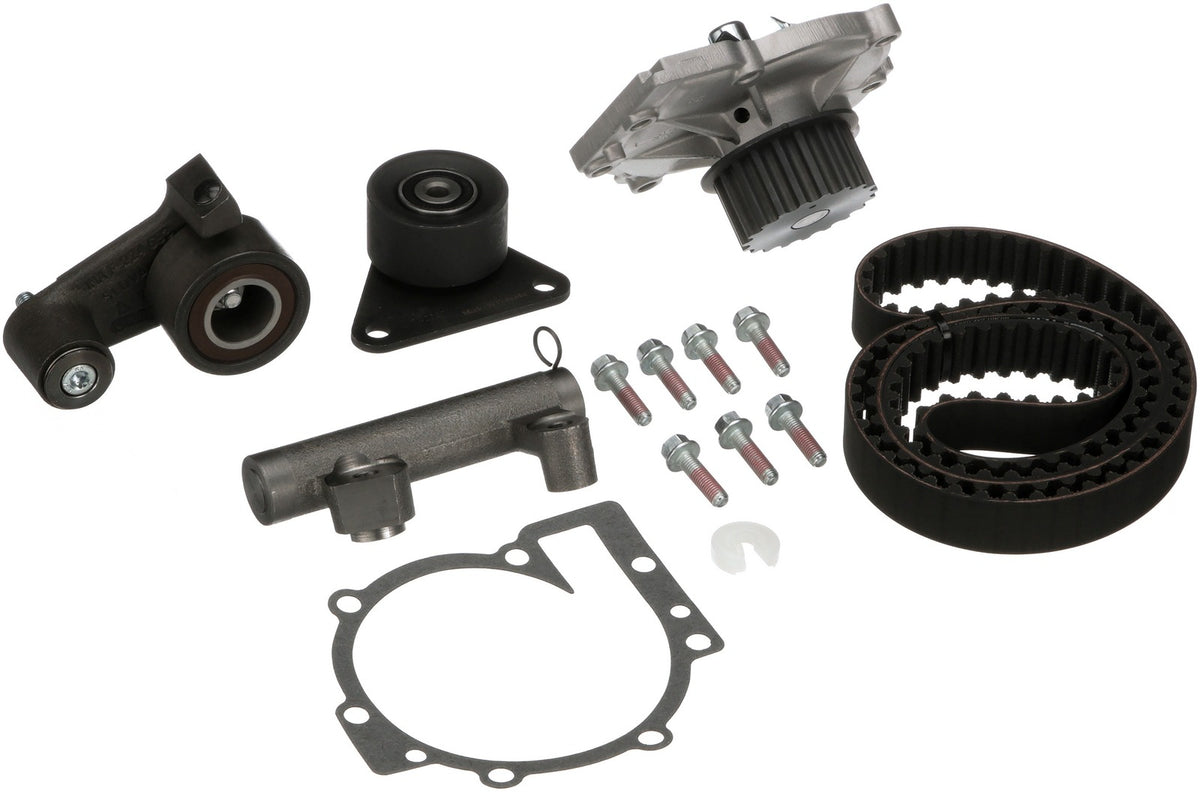Timing Belt Kit with Hydraulic Tensioner & Water Pump Kit Gates TCKHWP252