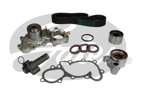 Timing Belt Kit with Hydraulic Tensioner & Water Pump Kit Gates TCKHWP271