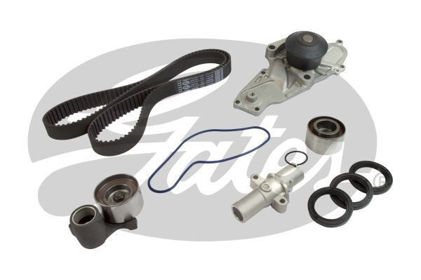 Timing Belt Kit with Hydraulic Tensioner & Water Pump Kit Gates TCKHWP286A