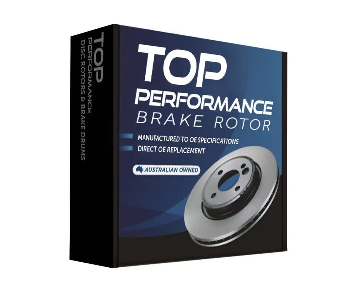 Brake Disc Rotor Slotted And Dimpled  Top Performance TD42030SR
