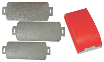 Tungsten Carbide Coated Sanding Block Set T&E Tools 1019