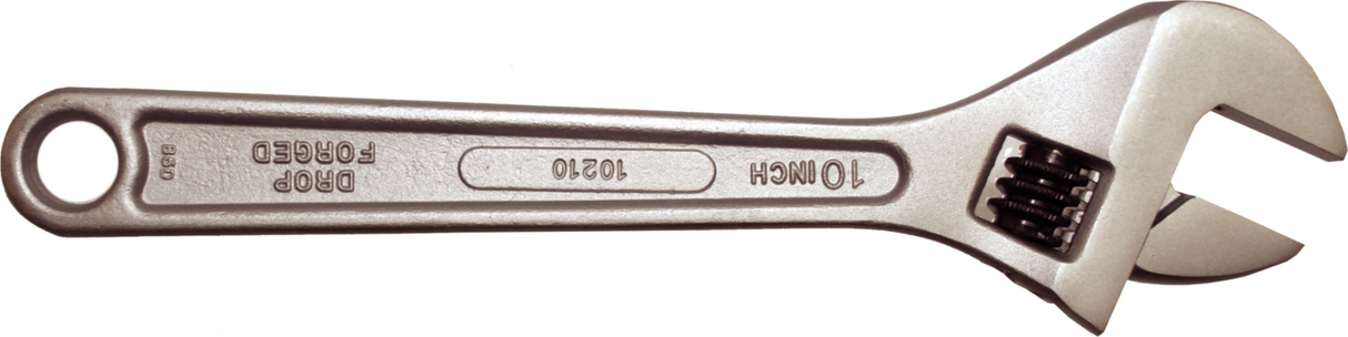 10" Super-Satin Adjustable Wrench T&E Tools 10210