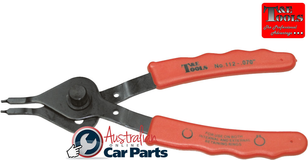 Straight Convertible Circlip Pliers Set T&E Tools 116