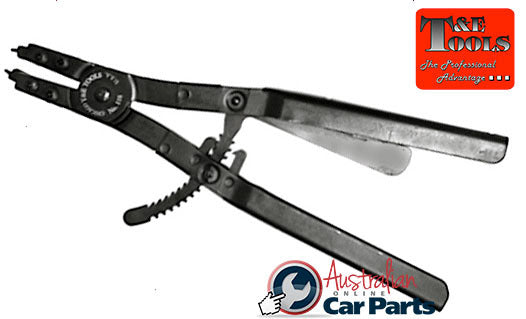 Extra Heavy-Duty Internal Circlip Pliers T&E Tools 118