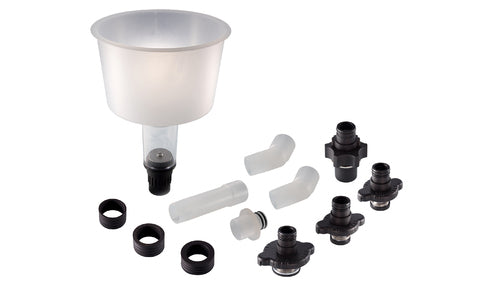 12 Piece Coolant Refilling Funnel Set with Extensions T&E Tools 12277