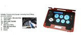 8 Piece HGV Cooling System Pressure Test Kit T&E Tools 12280