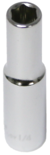 1/4" x 1/4"Drive 6 Point Deep Socket T&E Tools 12408