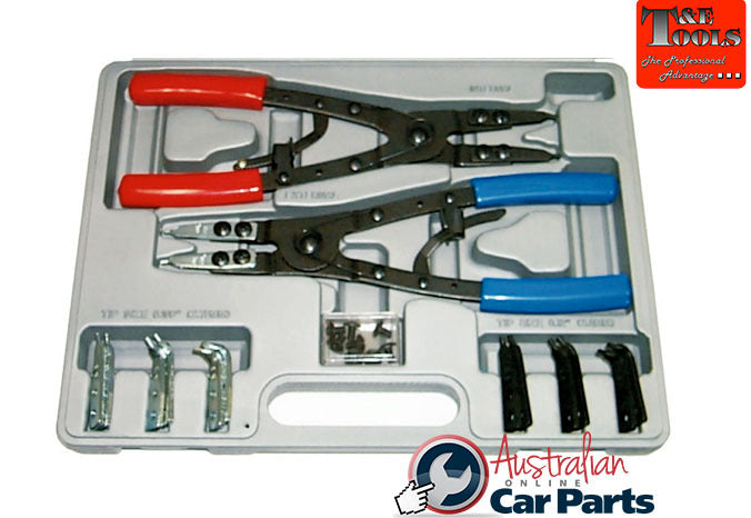 Circlip Plier Set Heavy-Duty T&E Tools 128