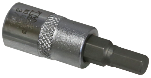 3/16" x 1/4"Dr. In-Hex Socket 35mm L T&E Tools 12906