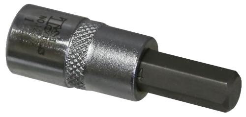 1/4"   x 1/4"Dr. In-Hex Socket 35mm L T&E Tools 12908