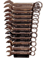 12 Piece Metric Stubby Combination Wrench Set T&E Tools 13110S