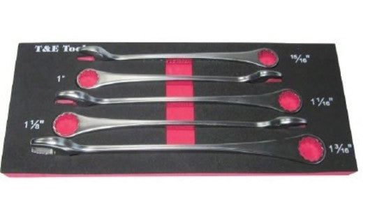 Dolphin SAE Combination Wrench 5 Piece Set T&E Tools 13115
