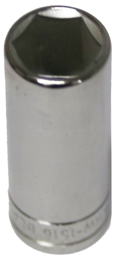1/2" x 3/8" Drive Deep SAE Socket (6 Point) T&E Tools 13416