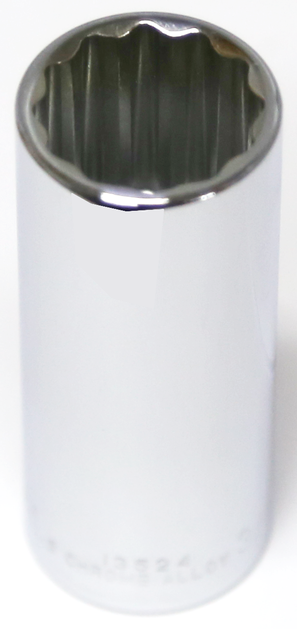 3/4" x 3/8" Drive Deep SAE Socket (12 Point) T&E Tools 13524