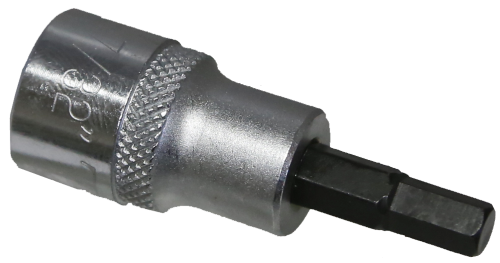 1/4" SAE In-Hex Sockets 3/8" Drive x 50mm Length T&E Tools 13908