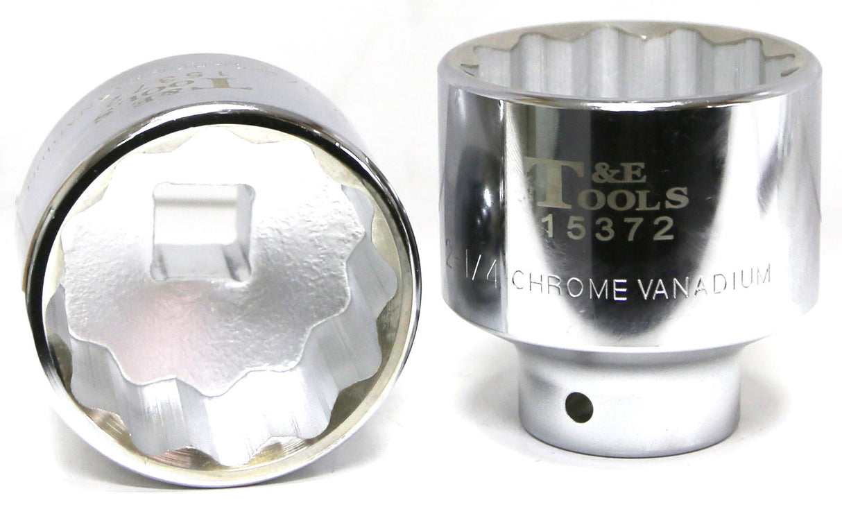2.1/4" x 12 Point 3/4" Drive Socket T&E Tools 15372