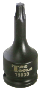 T30 3/8" Drive Torx-r Impact Sockets 52mm Length T&E Tools 15630