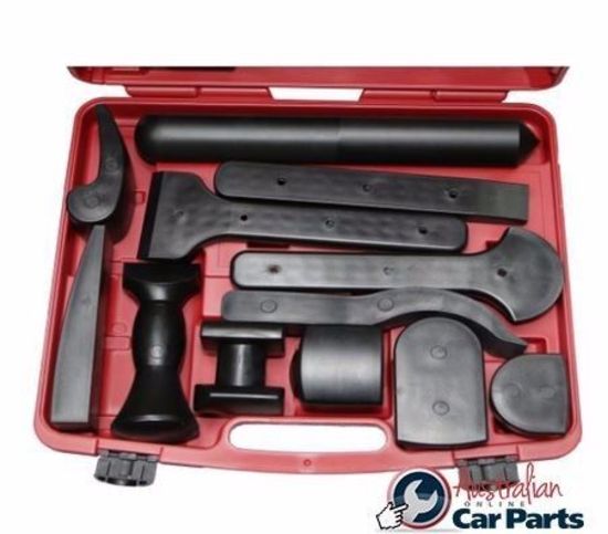 Plastic Panel Beating 12 Piece Dolly Set T&E Tools 1564