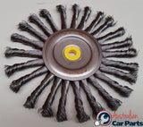 Twist-Knot Wire Wheel (8") T&E Tools 1739