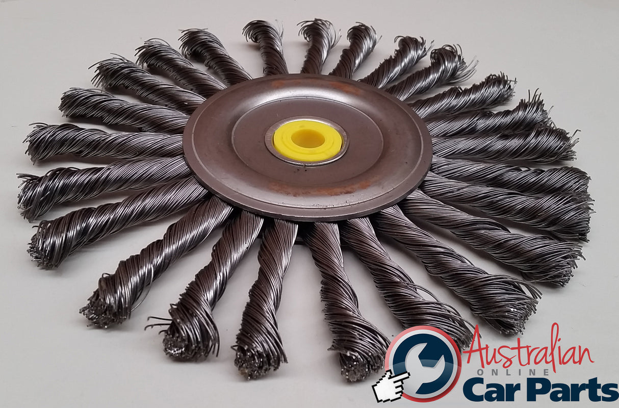 Twist-Knot Wire Wheel (8") T&E Tools 1739