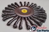 Twist-Knot Wire Wheel (8") T&E Tools 1739