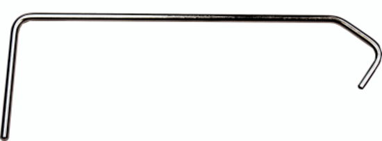 6mm "J" Bend Round Bar Dent Repair Tool T&E Tools 1880-P