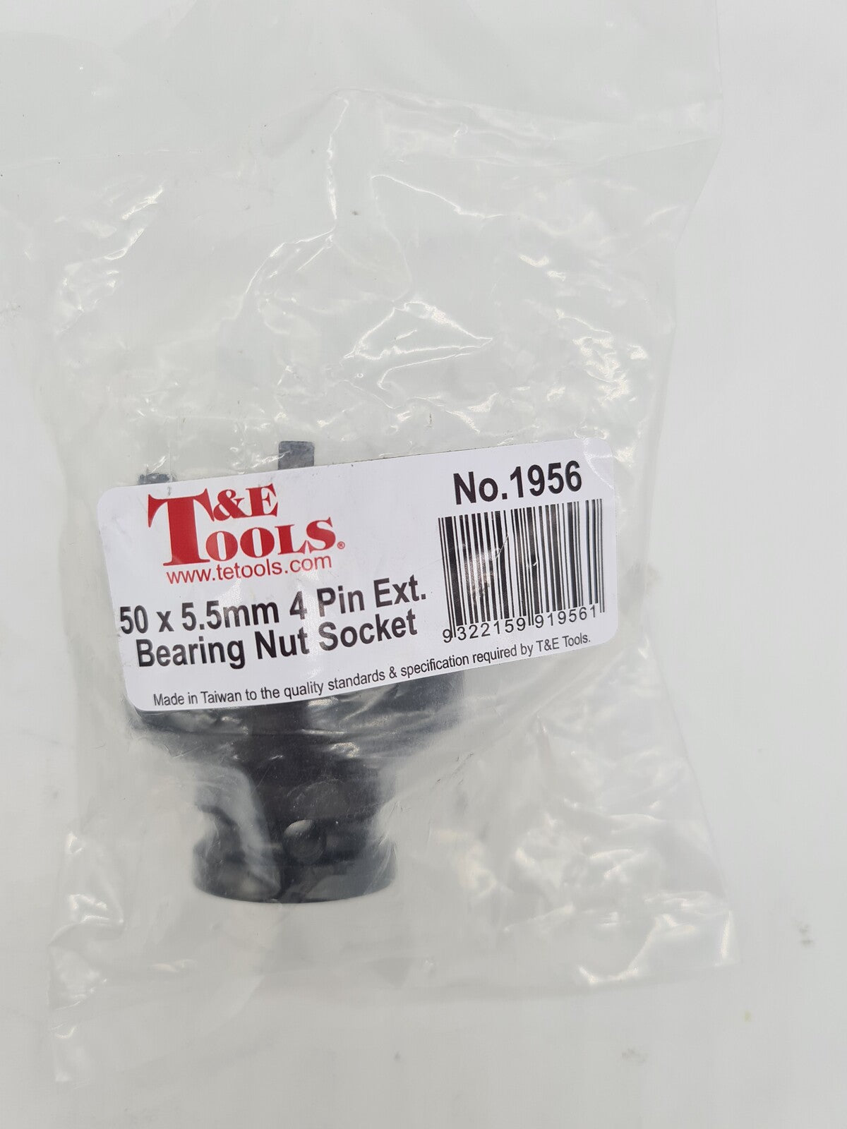 50mm Four Tooth External Bearing Nut Socket T&E Tools 1956