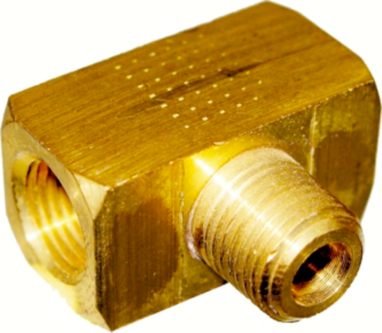 Male Run Tee 1/8" NPT T&E Tools 19703