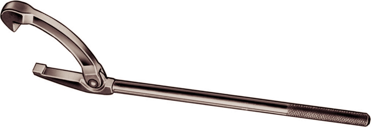 Adjustable Hook Wrench T&E Tools 2-885
