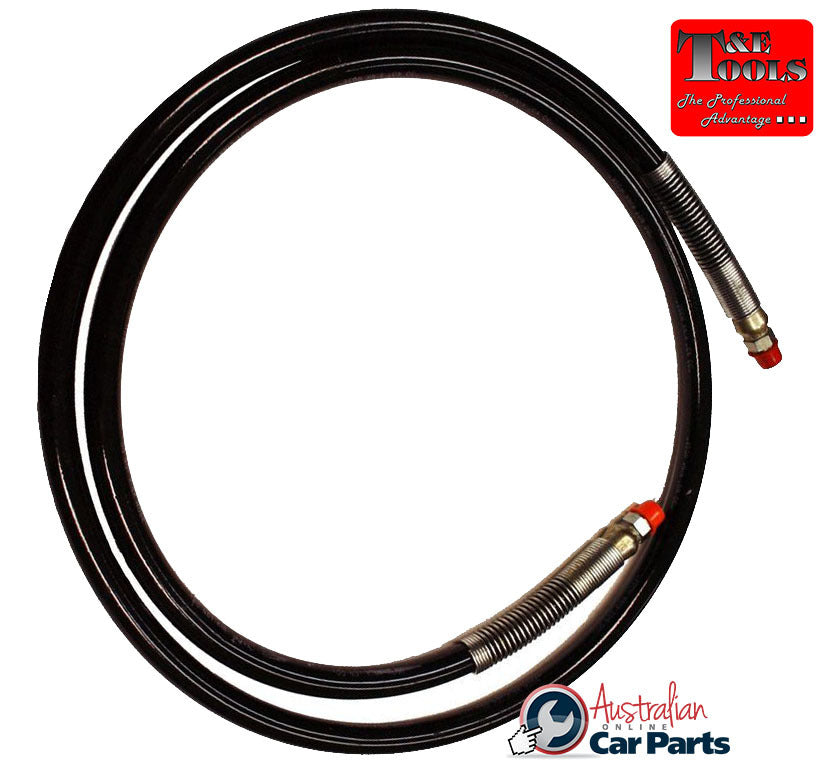 Hydraulic Hose 1/4" Internalernal Diameter 8FT X 3/8 NPT T&E Tools 2-9768 New