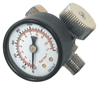 Air Pressure Regulator with Gauge T&E Tools 2002