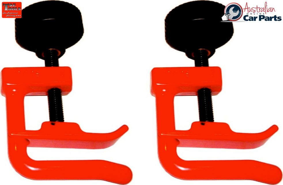 27mm Capacity Screw-Type Brake Hose Clamp Set T&E Tools 2041