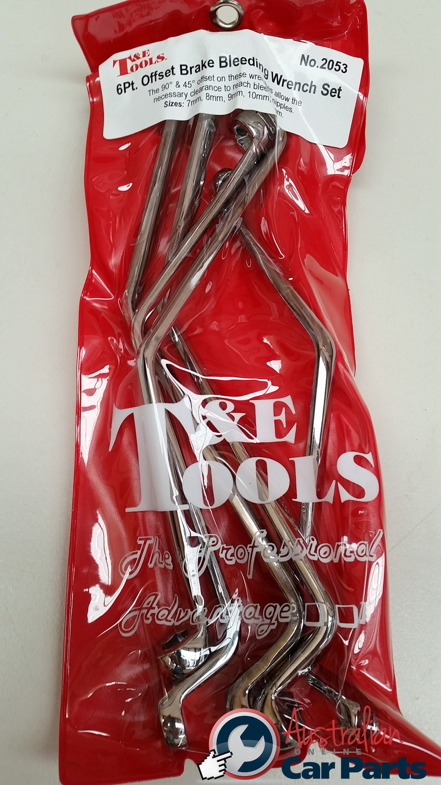 Offset Brake Bleeder Wrench Set T&E Tools 2053