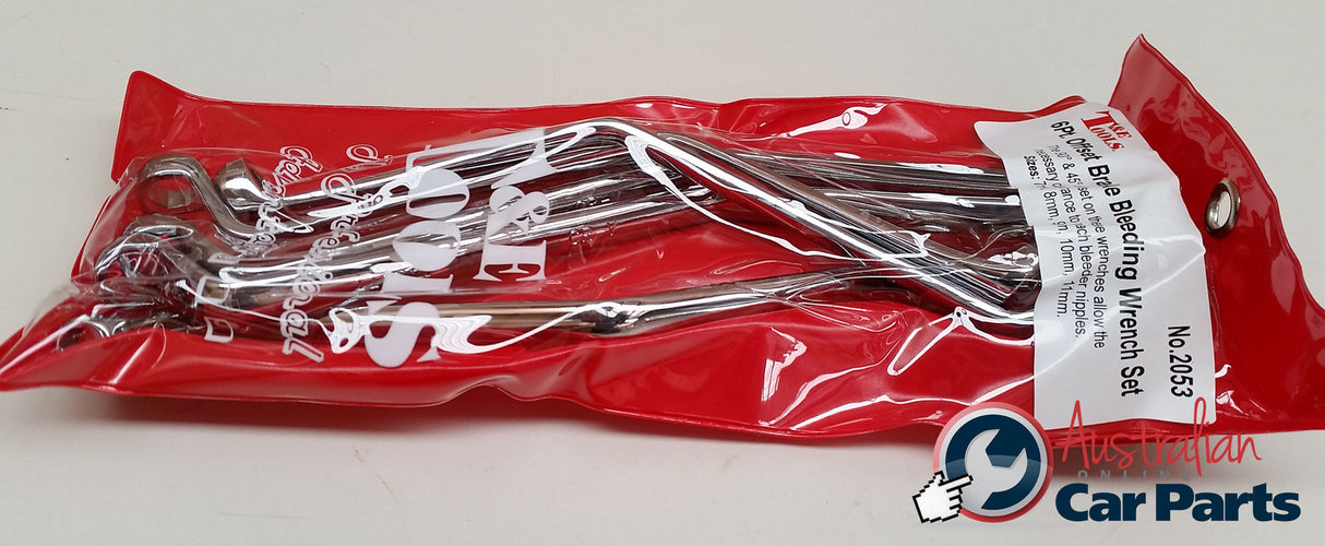Offset Brake Bleeder Wrench Set T&E Tools 2053