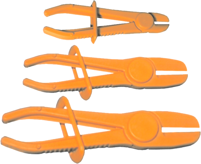 3Pc. Flexible Line Clamp Pliers Set T&E Tools 2075