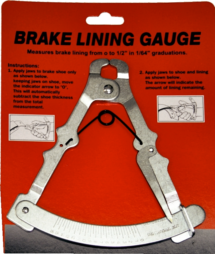 Brake Lining Thickness Gauge T&E Tools 2450