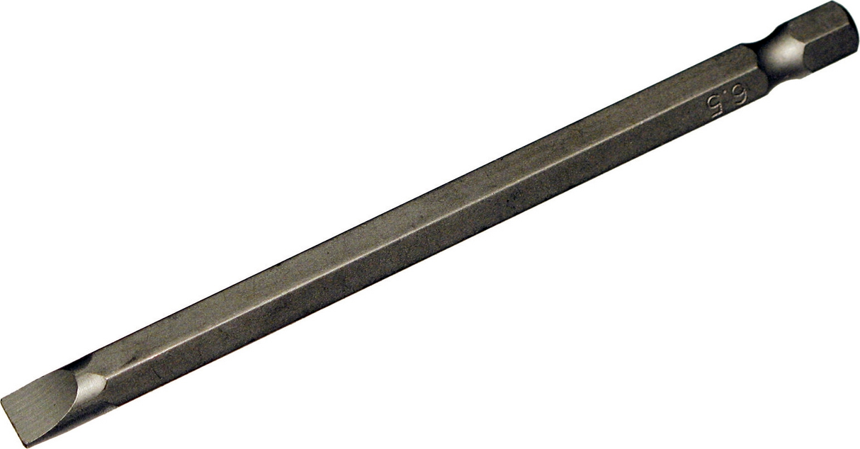 1/4" Hex Slotted Power Bit (6.5mm) T&E Tools 30328
