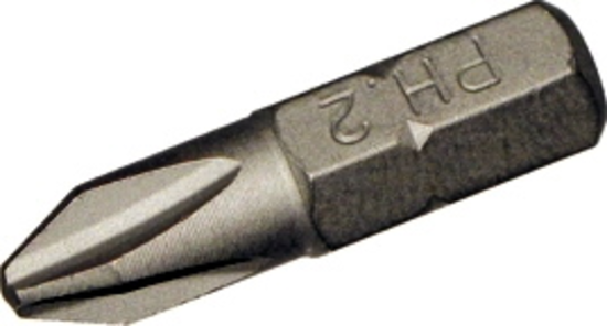 1/4" Hex Bit (#2 Phillips) T&E Tools 30502