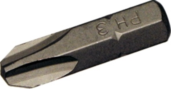 1/4" Hex Bit (#3 Phillips) T&E Tools 30503