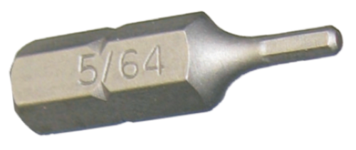 5/64" x 1/4" Hex In-Hex Insert Bit T&E Tools 30651