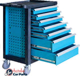 7 Drawer Rollaway Tool Cabinet T&E Tools 3070RC
