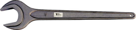 90mm (3.9/16") Single Open End Wrench (Steel) T&E Tools 3302-90