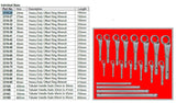 80mm Heavy-Duty Offset Ring Wrench T&E Tools 3316-80
