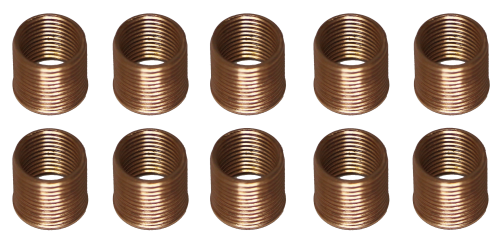 10Pc. Thread Inserts 15mm Long for #4100N T&E Tools 4100N-15