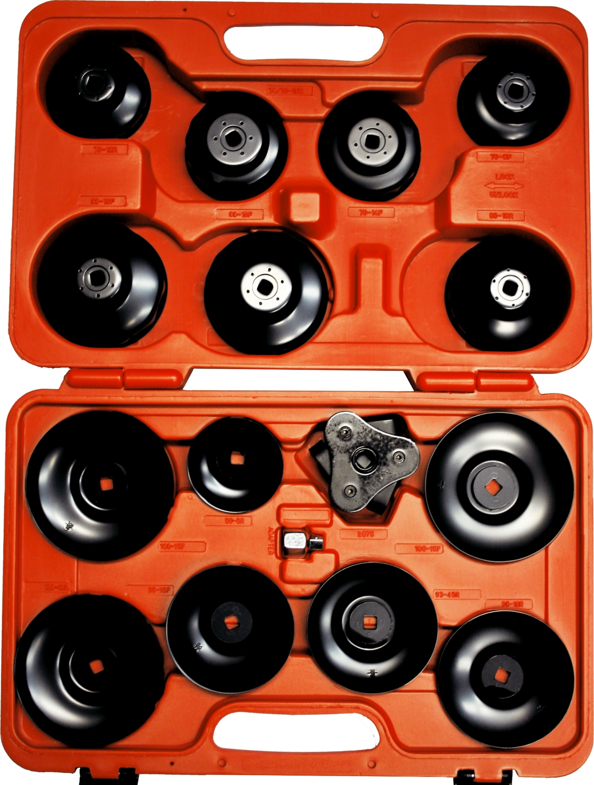 16 Piece Cup Style Oil Filter Wrench Set T&E Tools 4294