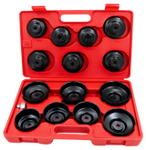 15 Piece Cup Style Oil Filter Wrench Set T&E Tools 4295