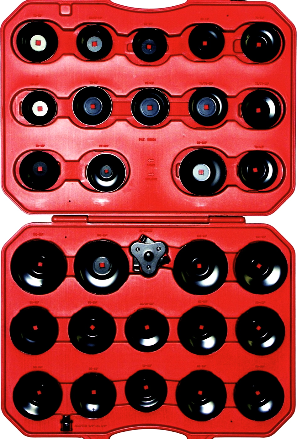 Cup Style Oil Filter Wrench Set 30 Piece T&E Tools 4296